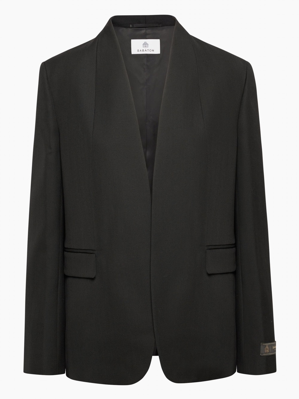 Brand new without tag Babaton Black Identity Open-Front Blazer